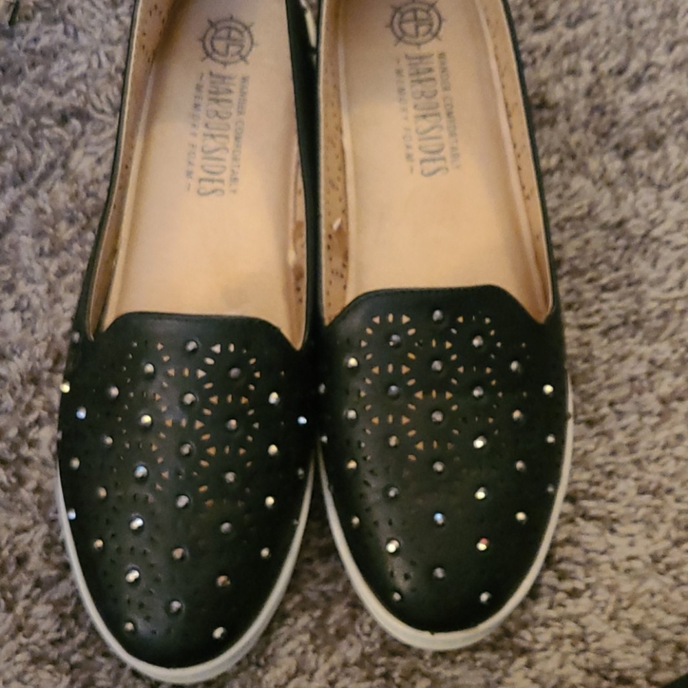 Memory foam slip ons